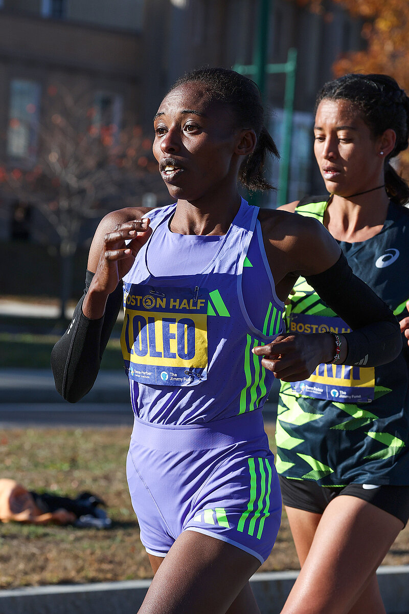 Veronica Loleo beim Boston Half.