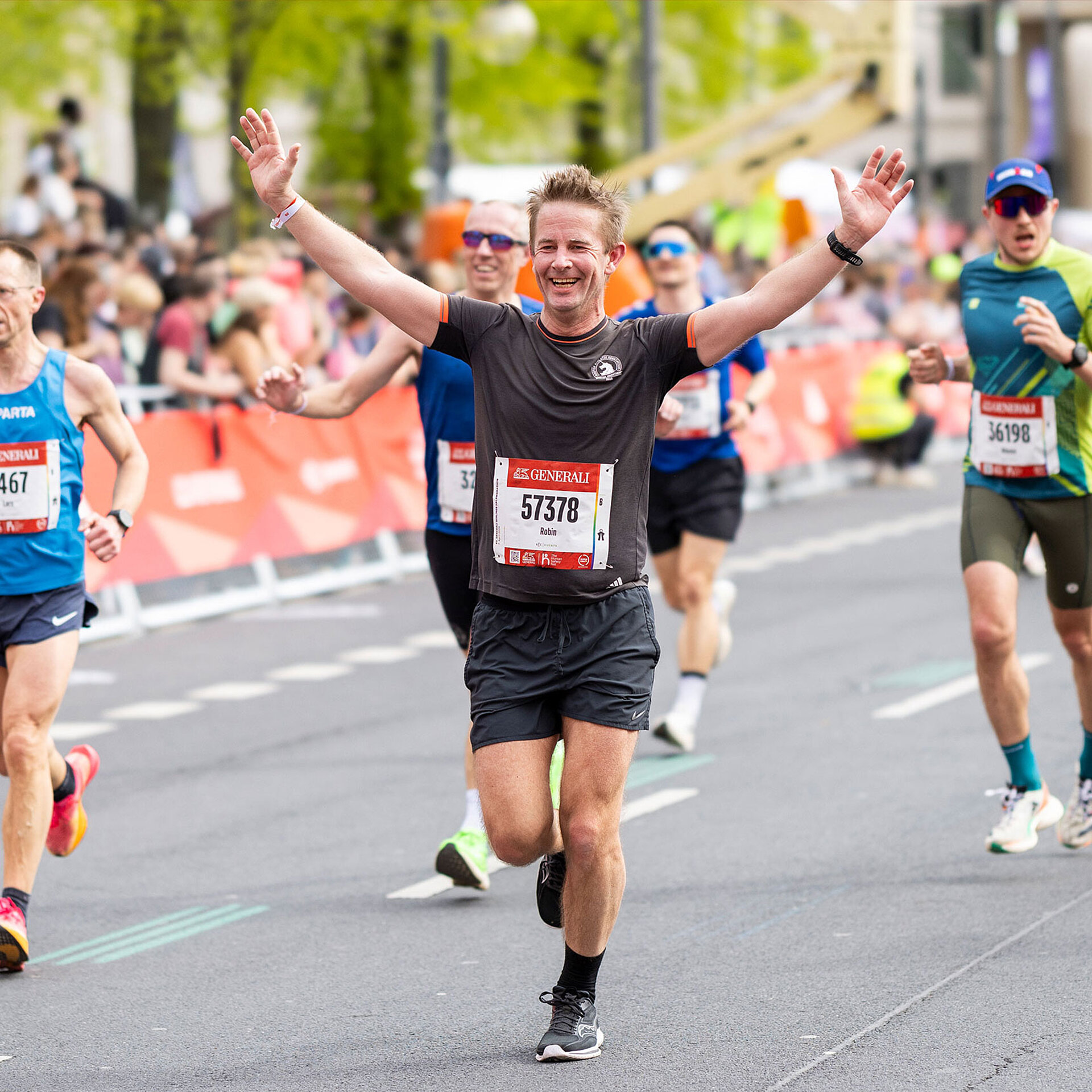 GENERALI BERLIN HALF MARATHON: Runners on the home stretch © SCC EVENTS/Jean Marc Wiesner 