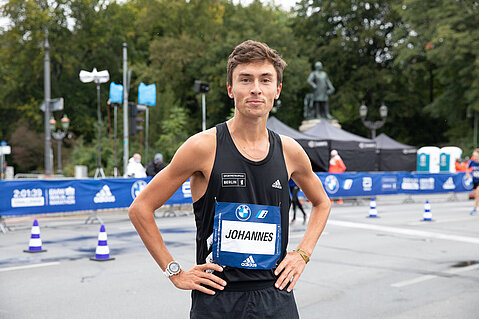 GENERALI BERLIN HALF MARATHON: Portrait of German runner Johannes Motschmann © Management of Johannes Motschmann