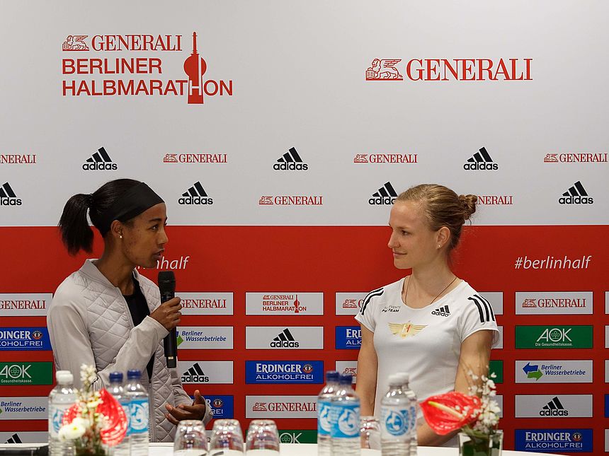 Die Top-Läuferinnen Anna Hahner und Sifan Hassan gehören zu den Favoritinnen beim GENERALI BERLINER HALBMARATHON 2019