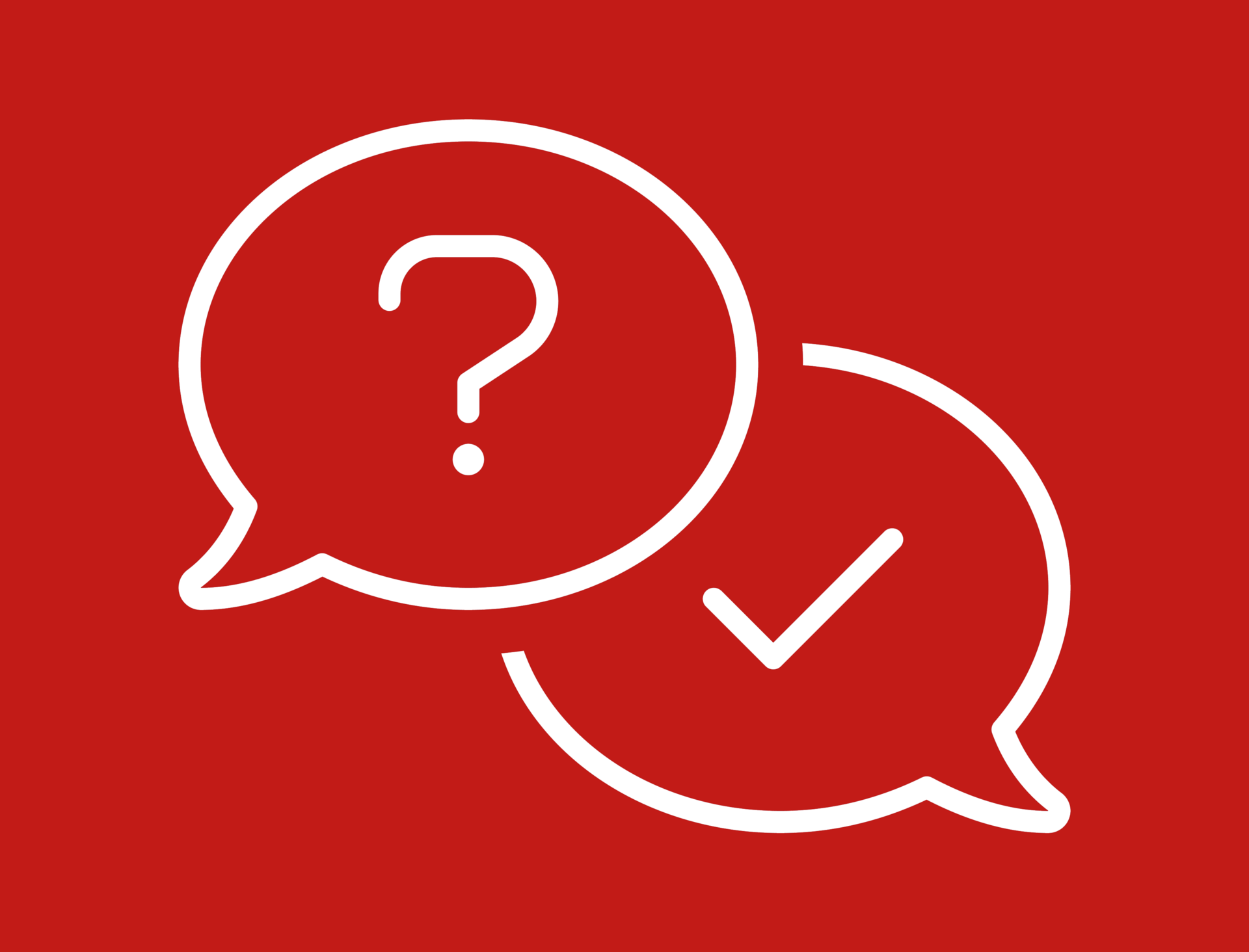 Icon speech bubbles for Mediaguide