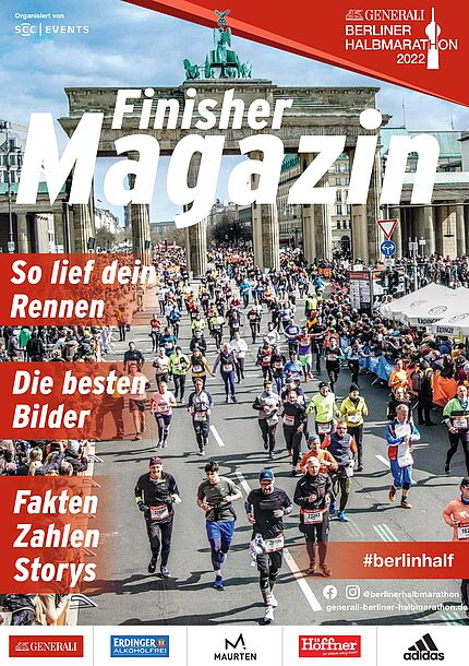 GENERALI BERLINER HALBMARATHON 2022 Finisher Magazin