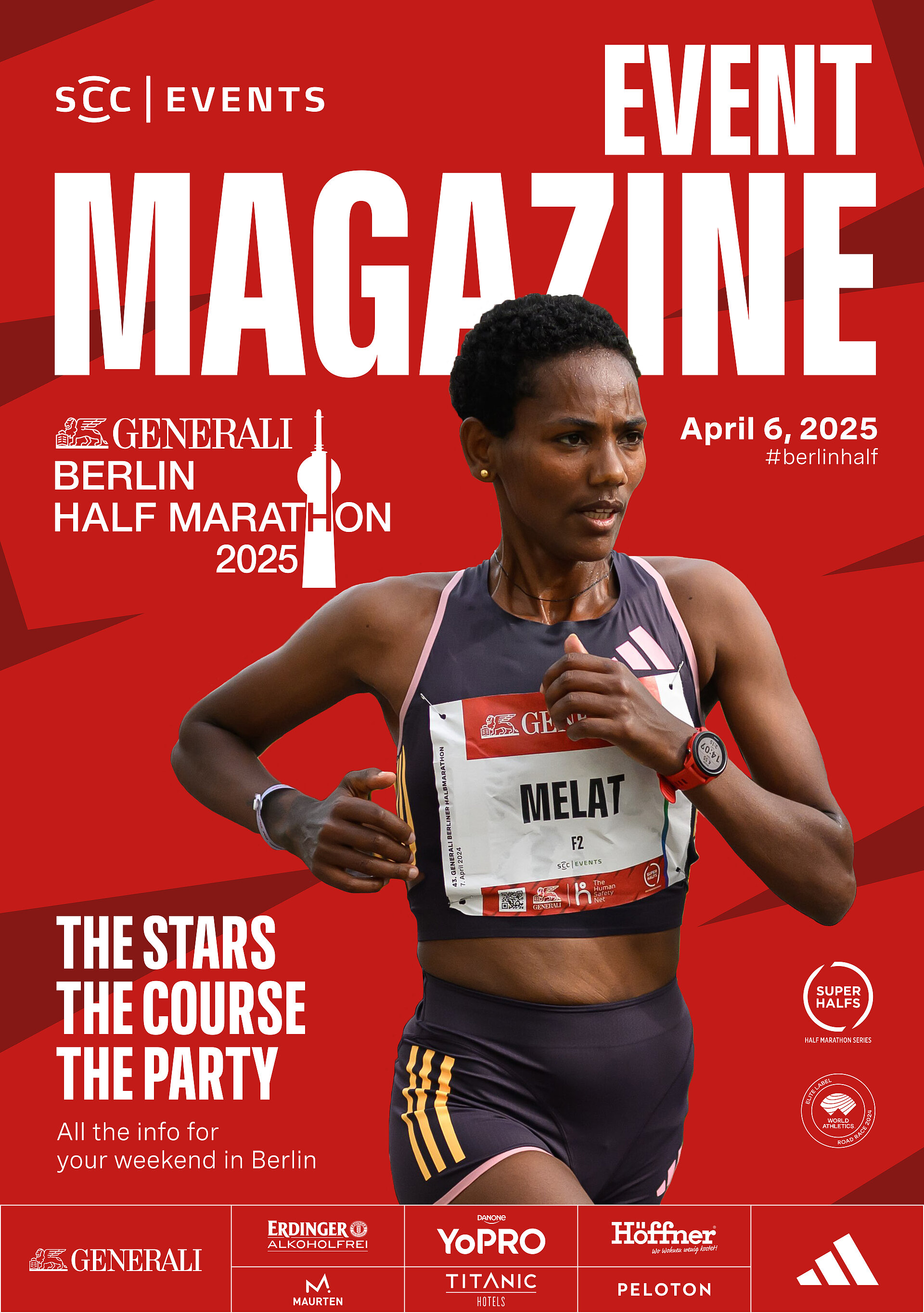 GENERALI BERLINER HALBMARATHON: Event Magazin 2025 (english) © SCC EVENTS