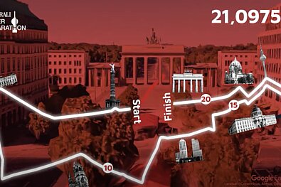 GENERALI BERLIN HALF MARATHON: Video of the new course © SCC Events