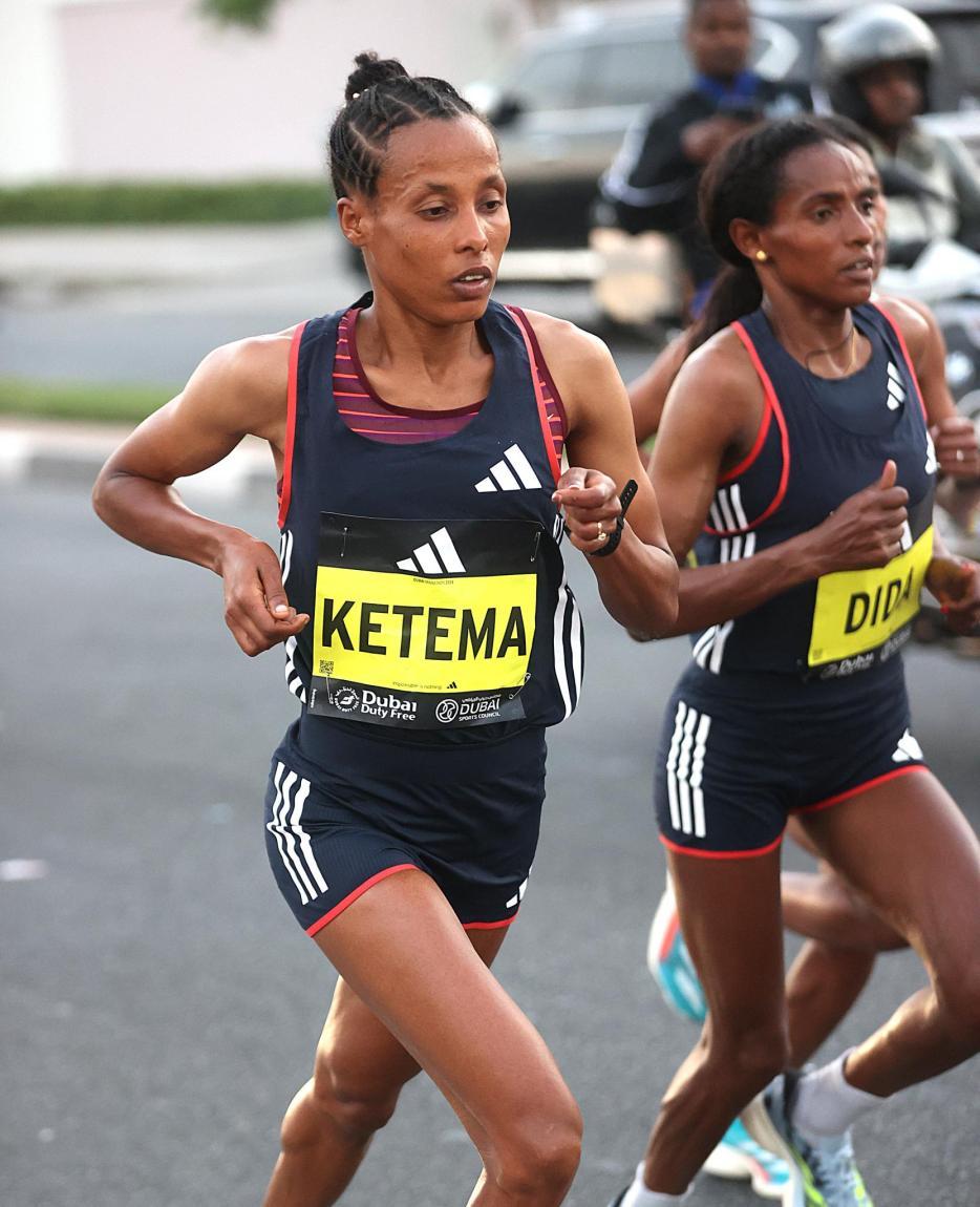 Tigist Ketema won this year's Dubai Marathon@ PhotoColombo